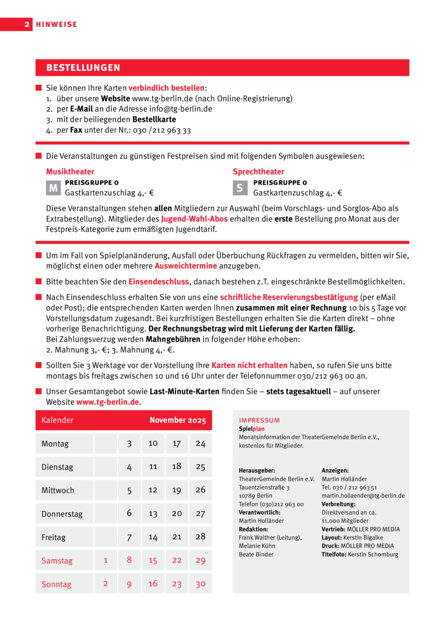 Spielplan Seite 2